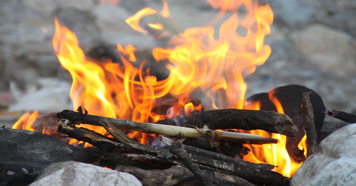 Childcare Service Allowing Children To Light Fires
