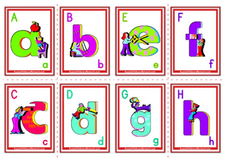 Alphabet Flashcards - Lowercase Alphabet
