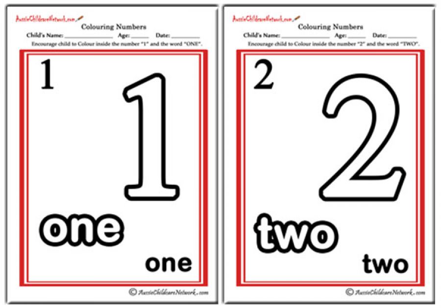 Colouring Numbers - Classic Theme