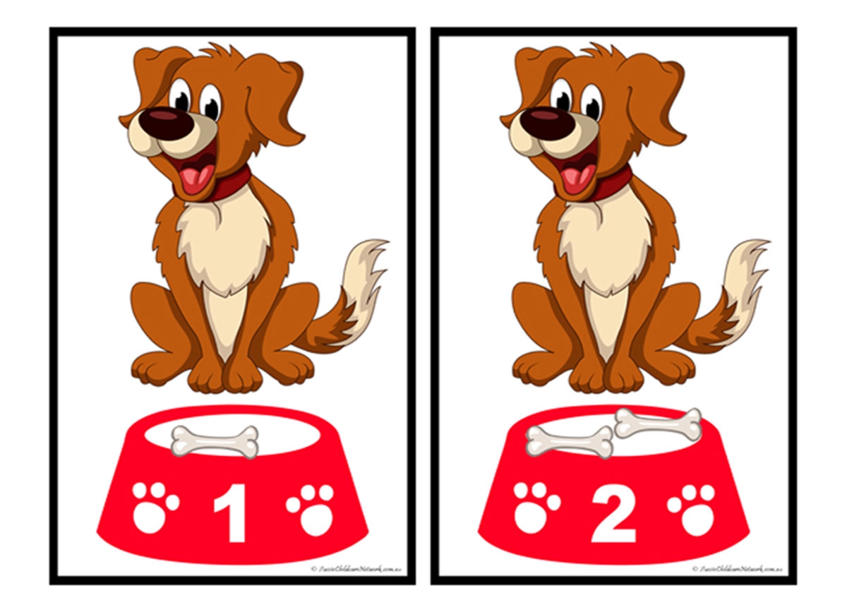 Feed The Dog Count and Match