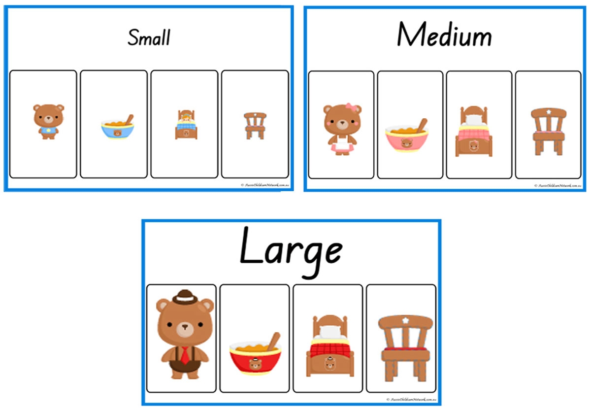 Goldilocks Sorting Sizes