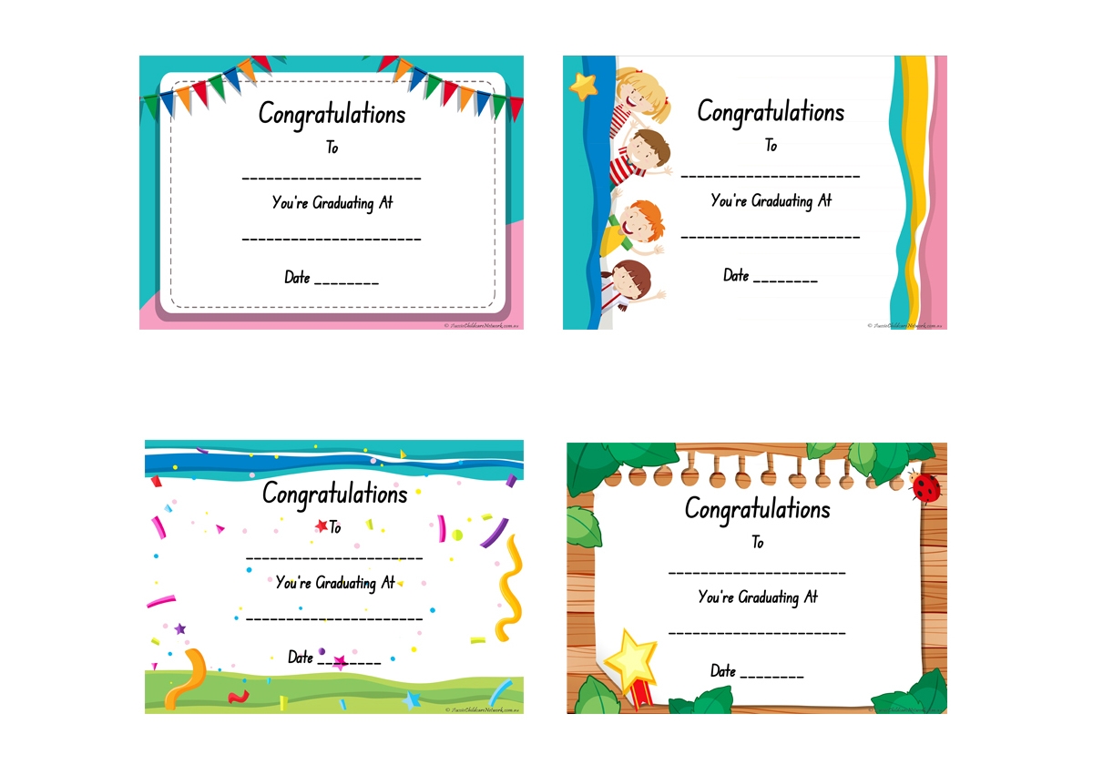 Graduation Certificates