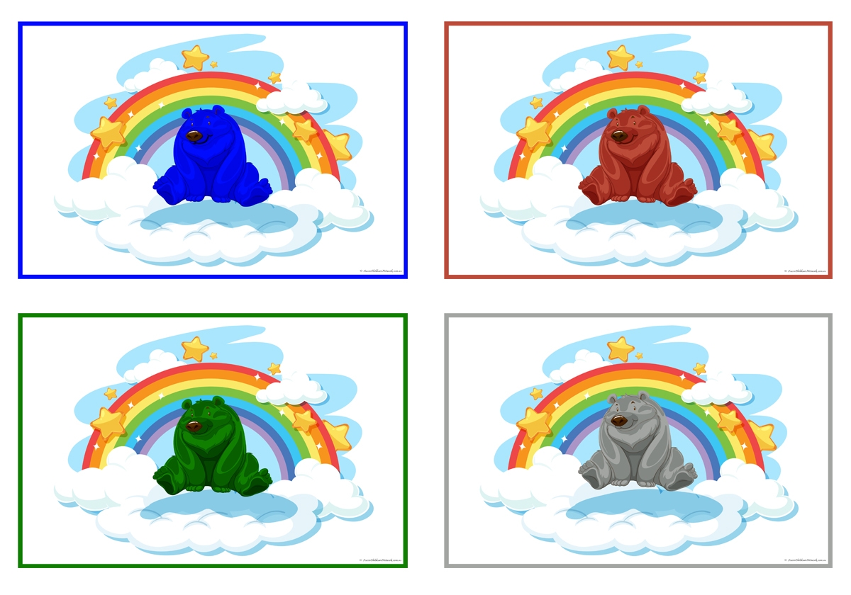 Rainbow Colour Sorting Bears
