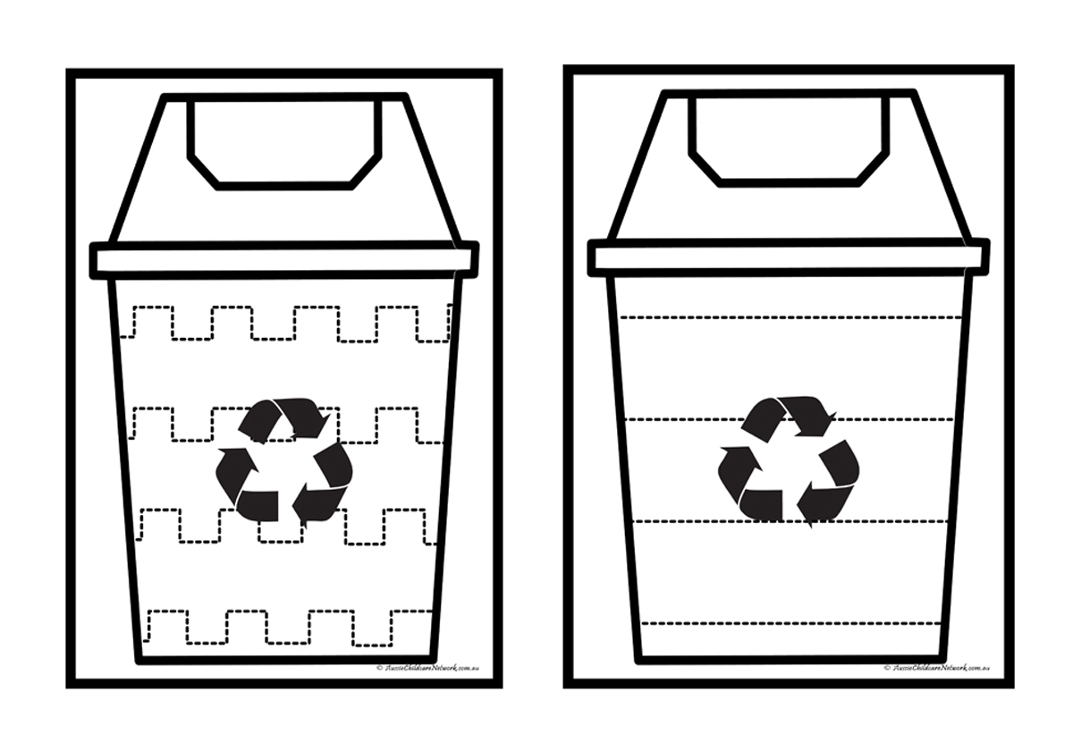 Recycle Bin Tracing Lines