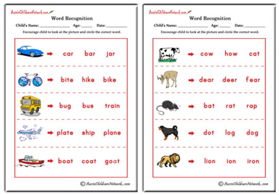 Word Recognition