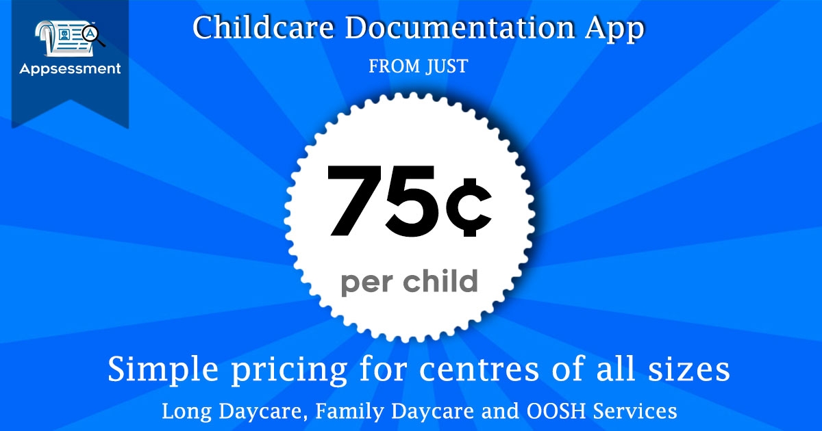 Appsessment 3.1 - Just 75¢ Per Child - New Pricing Model