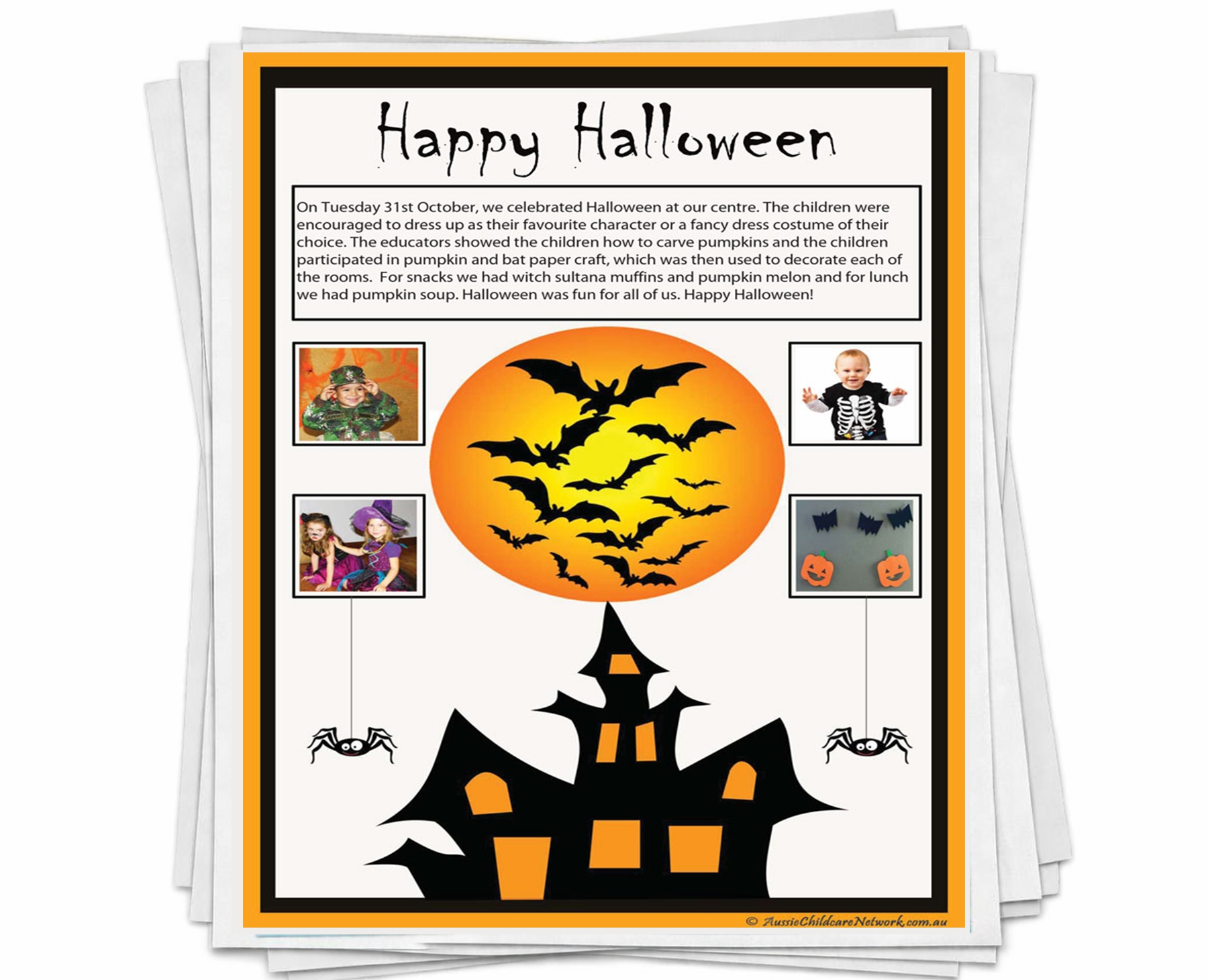 Halloween Learning Story
