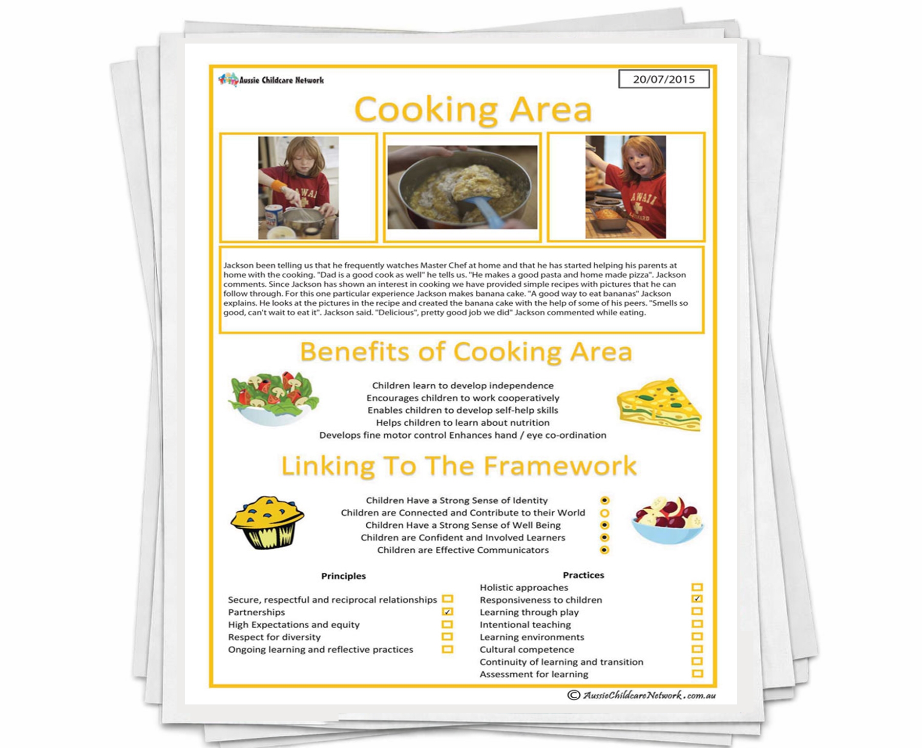 Interest Area - Cooking Area