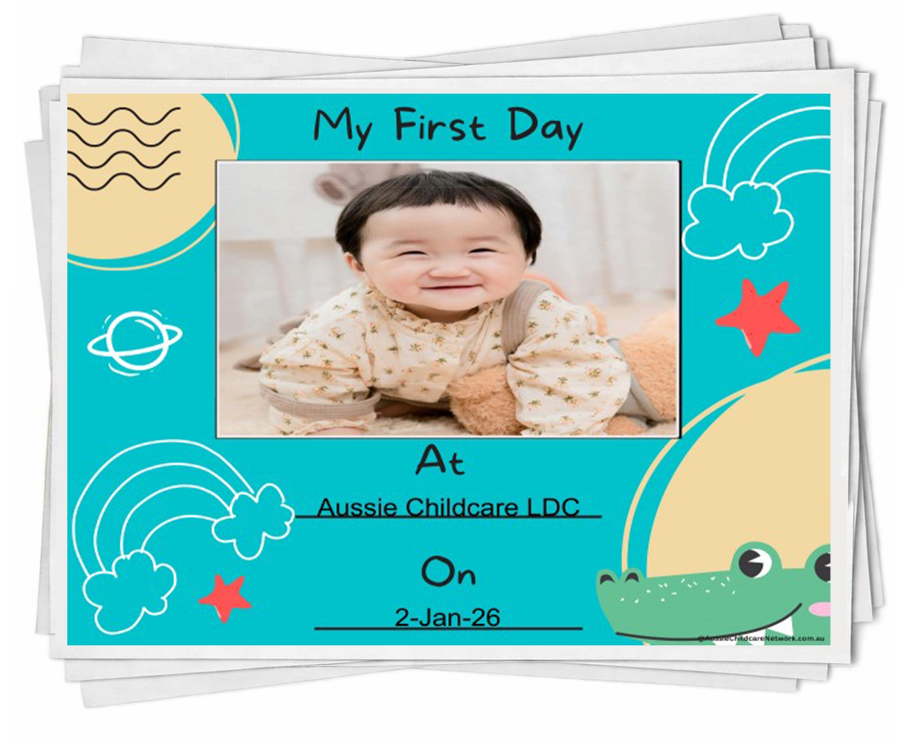 My First Day Blue