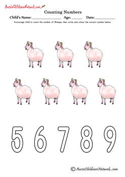 counting worksheets