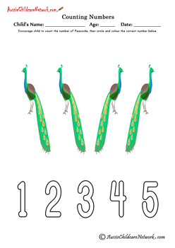 count by numbers worksheets