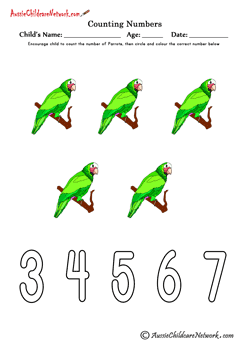preschool math counting
