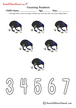 counting numbers kindergarten