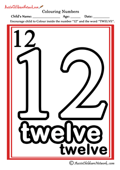 Numbers and math coloring worksheets