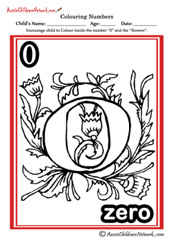 colouring numbers from 1-20