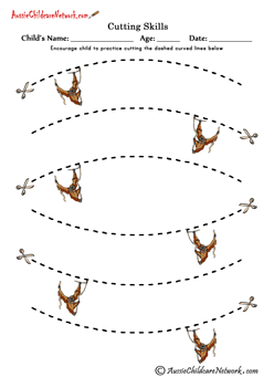 cutting curves worksheet