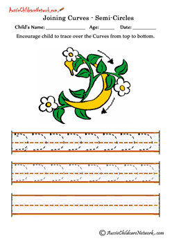 pre writing skills curves worksheet