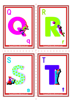 uppercase flashcards