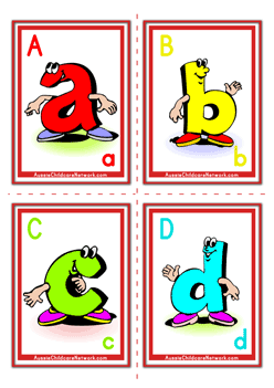 alphabet flashcards