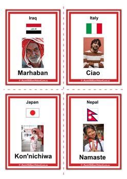 Hello Greetings Around The World
