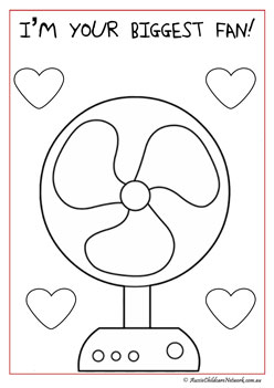 fathers day colouring pages for children preschool