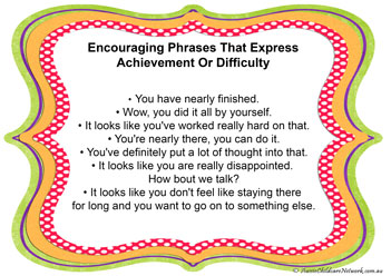 encouraging phrases for children positive reinforcement for children positive phrases for teachers