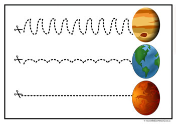 planet pre cutting skills cutting on lines cutting curves cutting zig zags cutting loops