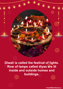 diwali information classroom display posters