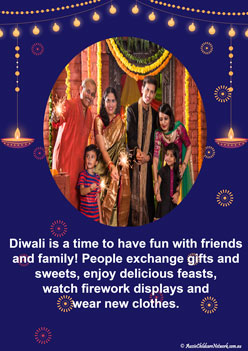 diwali information classroom display posters