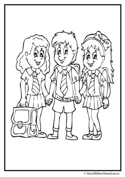 school colouring pages, school readiness colouring worksheets for preschoolers