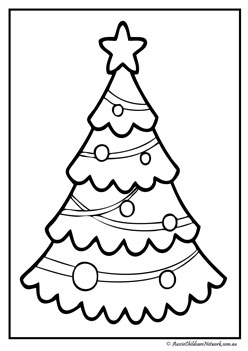 christmas colouring pages