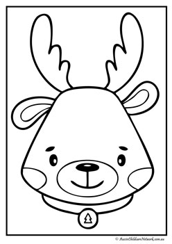 christmas colouring pages