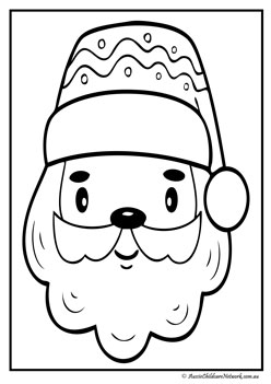 christmas colouring pages