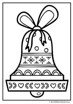 christmas colouring pages