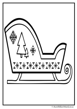christmas colouring pages