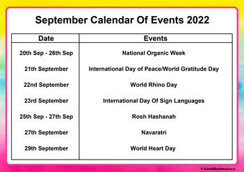 calendar of events 2022 early childhood services
