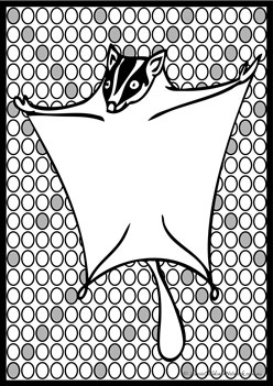 Australian Sugar Glider Dot Colouring, aboriginal australian colouring pages