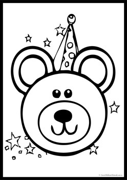 Birthday Colouring Pages 10, celebrating birthday worksheets, birthday colouring pages for preschool, preschool kindergarten birthday colouring, happy birthday children worksheets