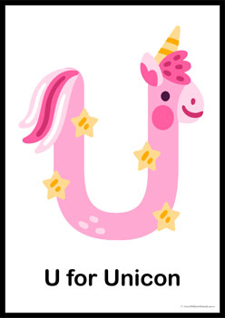 Animal Letter Posters Unicon, learning animal letters, matching animals to alphabets worksheets, animal letters display posters