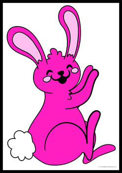 Bunny Tail Colour Match Pink, learning colours worksheets, recognising colours worksheets for preschoolers, Easter colours worksheets for children, colours worksheets, primary colours worksheets, secondary colours worksheets