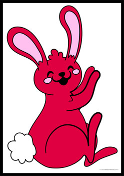 Bunny Tail Colour Match Red, learning colours worksheets, recognising colours worksheets for preschoolers, Easter colours worksheets for children, colours worksheets, primary colours worksheets, secondary colours worksheets