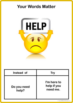 Words Matter Posters 3, positive words for children