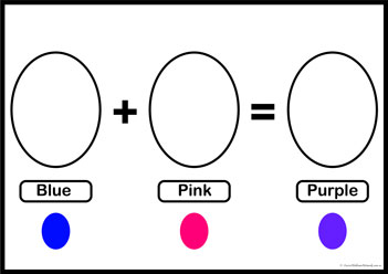 Colour Mixing Worksheet 4, colours activities for kindergarten