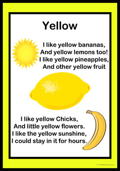 Colour Poems Red, colour activities