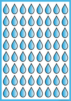 Raindrop Count Match 21, number activities children