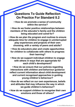 Reflection Question Posters Standard 5
