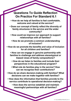 Reflection Question Posters Standard 6