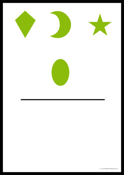 Pyjama Shapes Match 15, preschool matching shapes activities