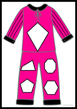 Pyjama Shapes Match 9, 2d shapes matching