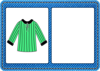 Pyjama Colour Matching Lightgreen, colour matching printables